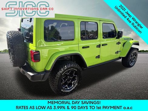Used 2021 Jeep Wrangler Unlimited Rubicon 4xe w/ Steel Bumper Group AWD/4WD image 7