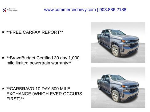 Used 2021 Chevrolet Silverado 1500 Custom w/ Safety Confidence Package RWD image 3