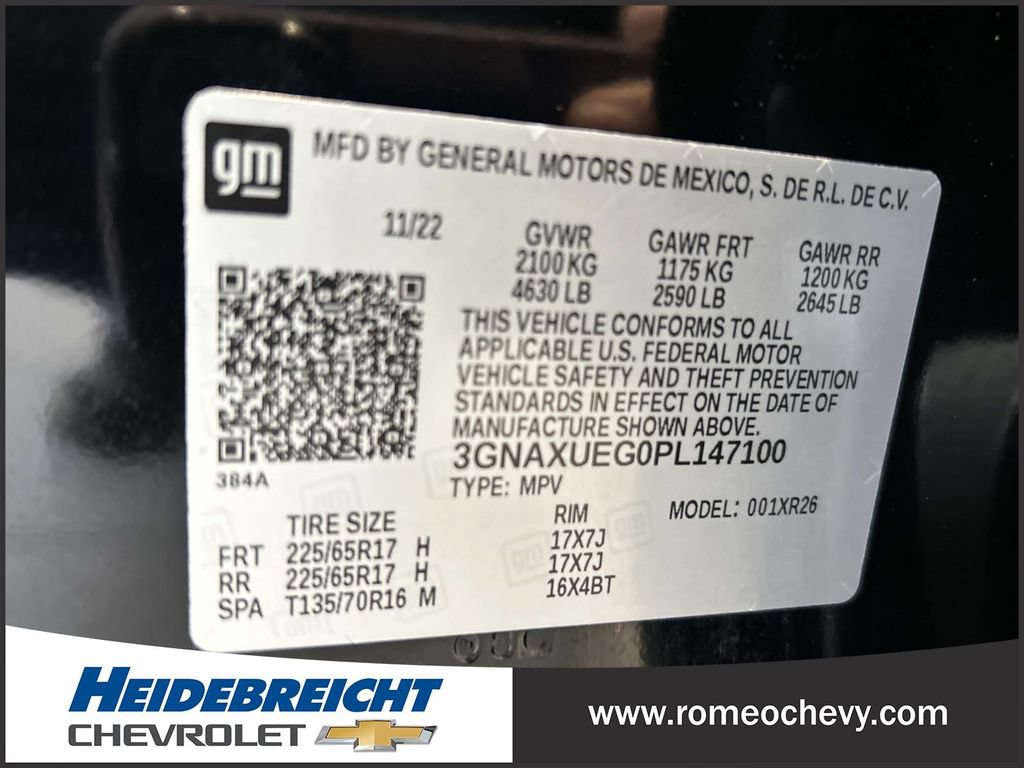 Certified 2023 Chevrolet Equinox LT AWD/4WD image 8