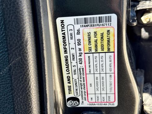 Used 2015 Ford Taurus SEL w/ Equipment Group 201A FWD image 38