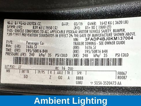 Used 2019 Ford Fiesta SE w/ Equipment Group 201A image 14