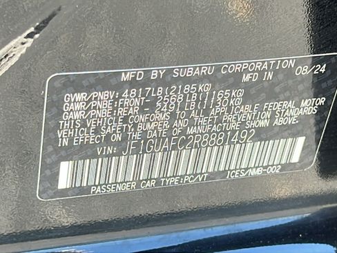 Certified 2024 Subaru Impreza 2.0i Sport AWD/4WD image 31