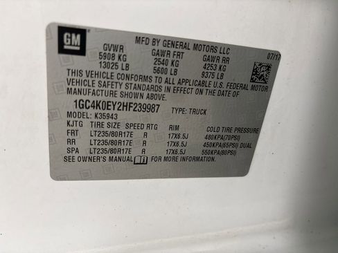 Used 2017 Chevrolet Silverado 3500 LTZ w/ Duramax Plus Package image 15