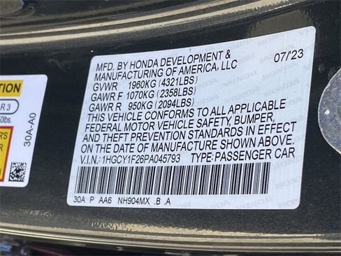 Certified 2023 Honda Accord LX image 27