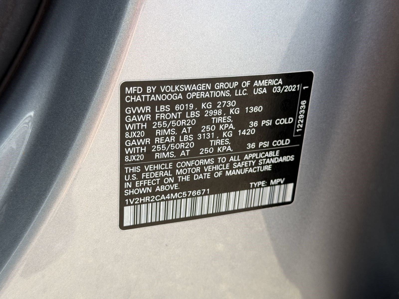 Used 2021 Volkswagen Atlas SE AWD/4WD image 23
