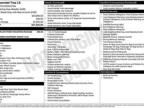 Used 2024 Chevrolet Trax LS image 34