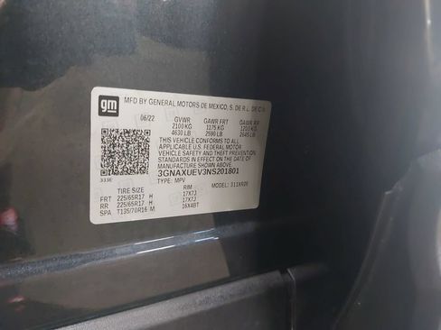 Used 2022 Chevrolet Equinox LT AWD/4WD image 36