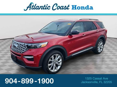 Used 2023 Ford Explorer Platinum w/ Class IV Trailer Tow Package image 1