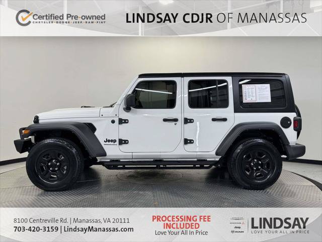 Certified 2024 Jeep Wrangler Unlimited Sport AWD/4WD image 7