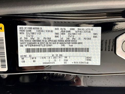 New 2026 Ford Ranger XLT AWD/4WD image 8
