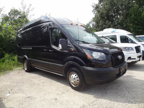 Used 2022 Ford Transit 350 148 High Roof Extended DRW w/ Load Area Protection Package RWD image 2