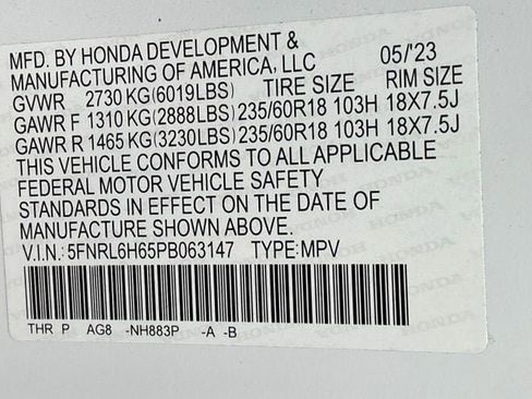 Certified 2023 Honda Odyssey EX-L image 32