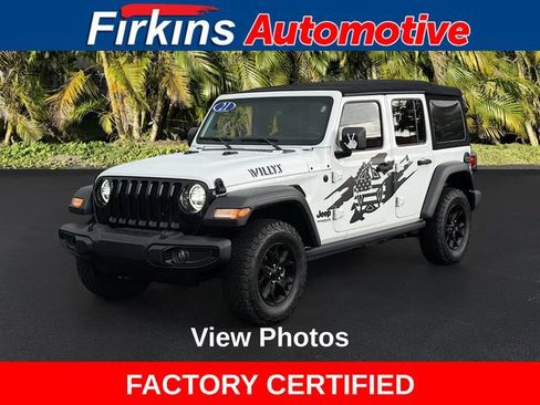 Used 2021 Jeep Wrangler Unlimited Sport AWD/4WD image 1