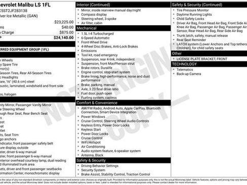 Used 2018 Chevrolet Malibu LS image 30