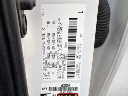 Used 2018 Toyota Tundra SR5 w/ TRD Off Road Package RWD image 23