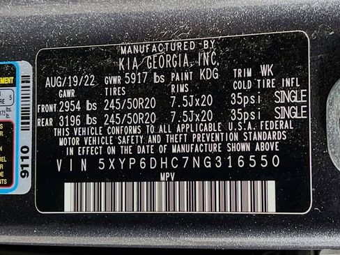 Used 2022 Kia Telluride S AWD/4WD image 29