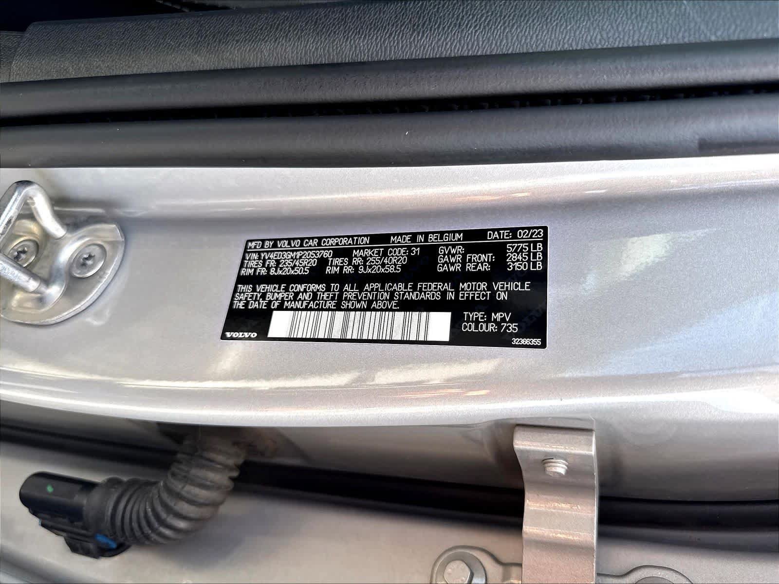 Used 2023 Volvo C40 P8 Recharge Ultimate w/ Protection Package Premier AWD/4WD image 33