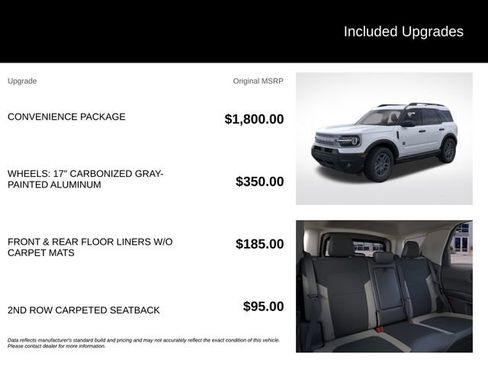 New 2026 Ford Bronco Sport Big Bend w/ Convenience Package AWD/4WD image 5