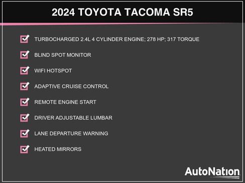 Used 2024 Toyota Tacoma SR5 RWD image 3