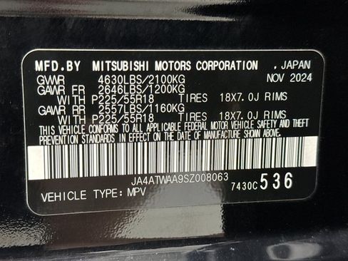 Used 2025 Mitsubishi Eclipse Cross SE AWD/4WD image 21
