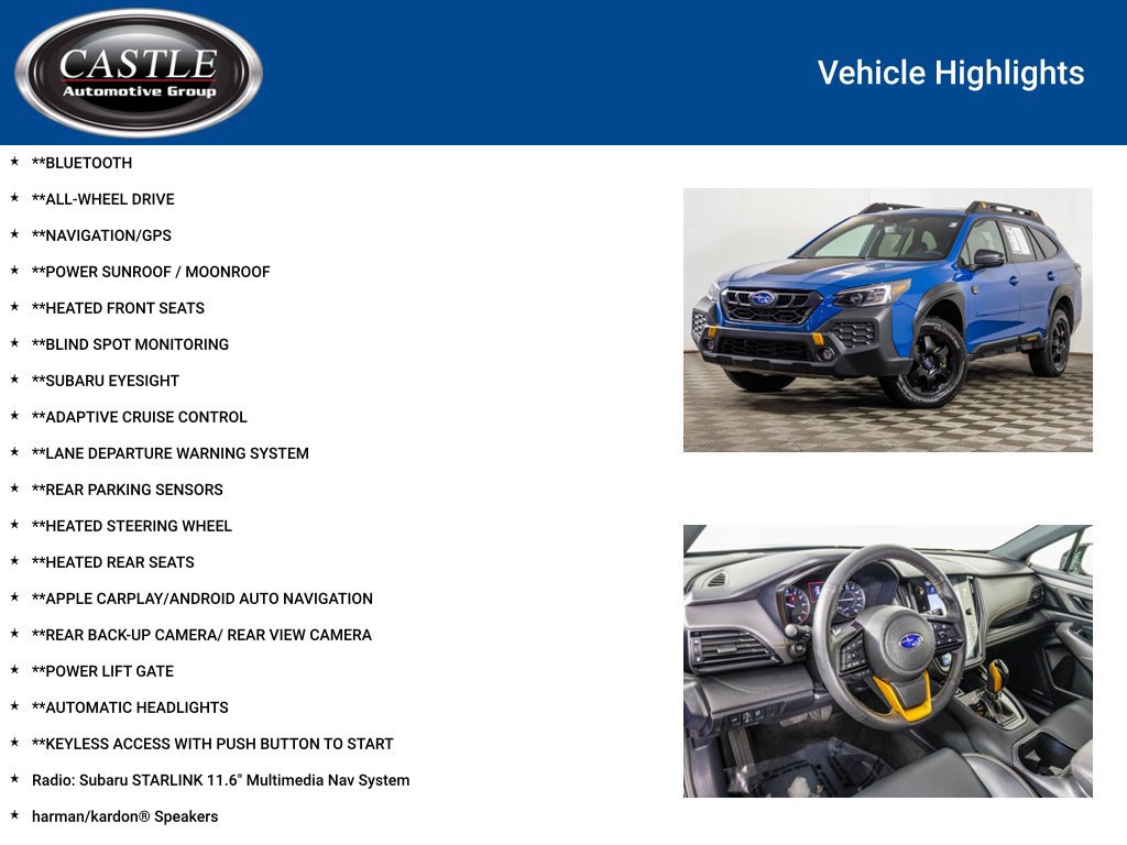 Used 2024 Subaru Outback Wilderness AWD/4WD image 3