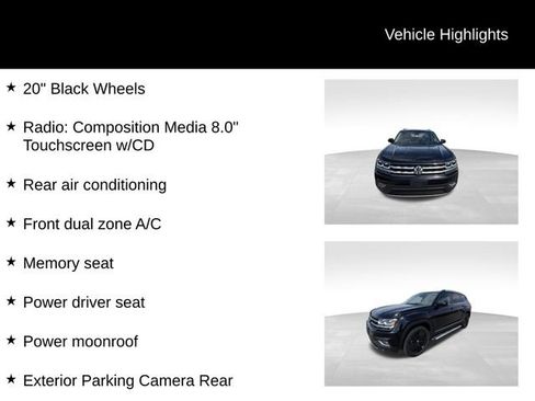 Used 2018 Volkswagen Atlas SEL AWD/4WD image 13
