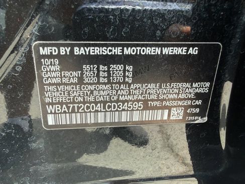 Used 2020 BMW 740i RWD image 36