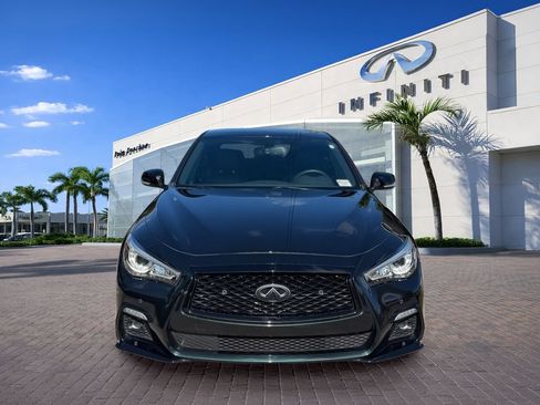 Used 2023 INFINITI Q50 Red Sport 400 w/ Black Opal Edition RWD image 2