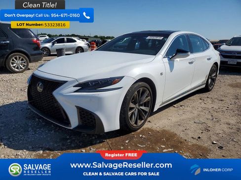 Used 2018 Lexus LS 500 F Sport w/ Accessory Package (Z1) RWD image 1