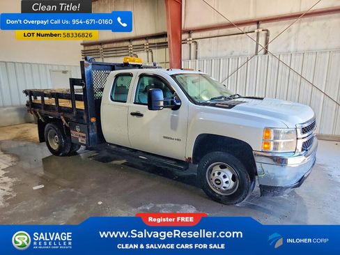 Used 2013 Chevrolet Silverado 3500 W/T w/ Snow Plow Prep Package AWD/4WD image 5