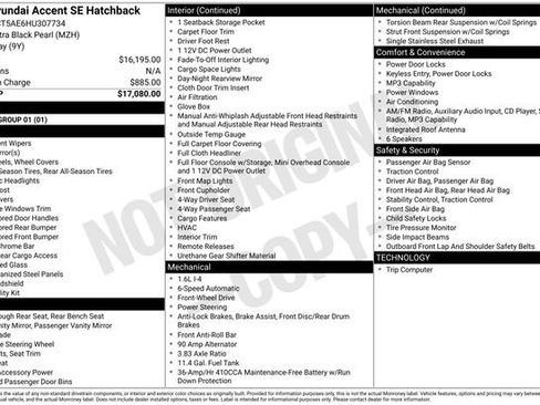 Used 2017 Hyundai Accent SE FWD image 38