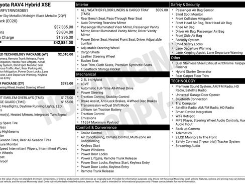 Used 2024 Toyota RAV4 XSE w/ Advanced Technology Package AWD/4WD image 2