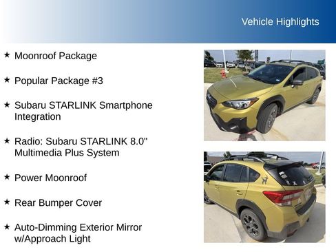 Used 2021 Subaru Crosstrek 2.5i Sport w/ Moonroof Package AWD/4WD image 5