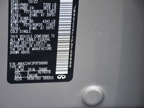 Used 2023 INFINITI QX80 Luxe w/ Cargo Package image 39