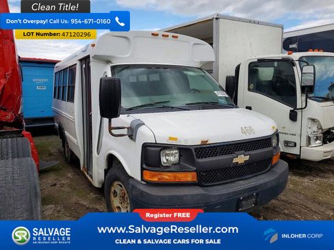 Used 2012 Chevrolet Express 3500 w/ School Bus Package RWD image 1