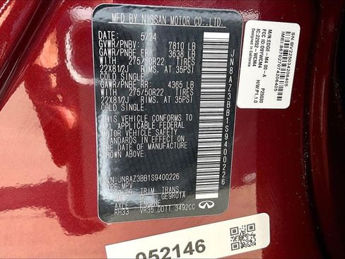 Certified 2025 INFINITI QX80 Luxe image 45