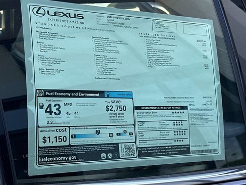 New 2026 Lexus UX 300h FWD image 29