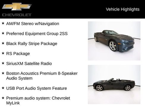 Used 2015 Chevrolet Camaro SS w/ RS Package RWD image 5