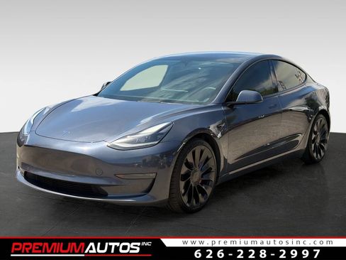 Used 2022 Tesla Model 3 Performance AWD/4WD image 1