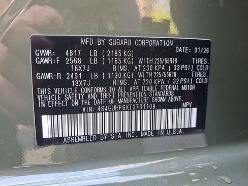 New 2026 Subaru Crosstrek 2.5i Sport image 18