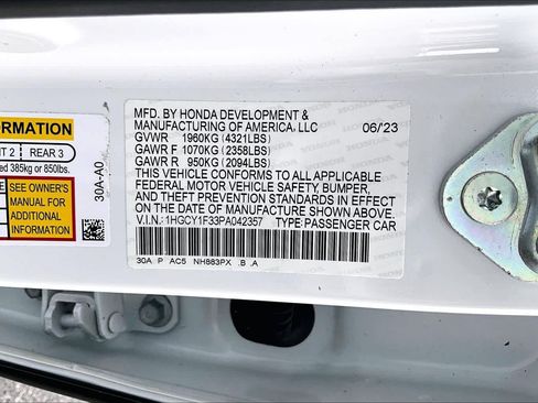 Used 2023 Honda Accord EX image 34