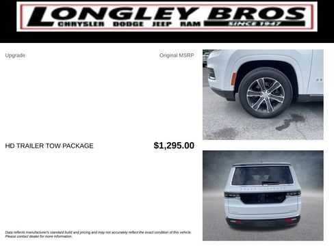 Used 2022 Jeep Grand Wagoneer Series I w/ HD Trailer Tow Package AWD/4WD image 6