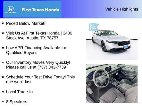 Used 2025 Honda Accord SE image 5