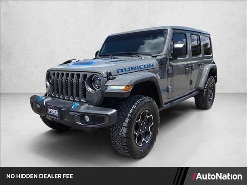 Used 2023 Jeep Wrangler Unlimited Rubicon 4xe w/ Cold Weather Group AWD/4WD image 1