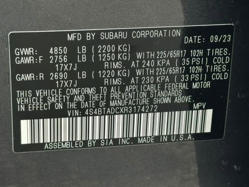 Certified 2024 Subaru Outback Premium image 26