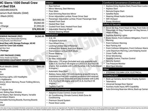 Used 2024 GMC Sierra 1500 Denali w/ Denali Reserve Package AWD/4WD image 43