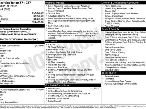 Used 2023 Chevrolet Tahoe Z71 AWD/4WD image 29