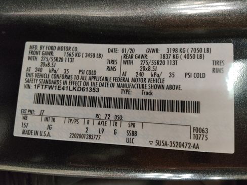 Used 2020 Ford F150 XL w/ Equipment Group 101A Mid image 33