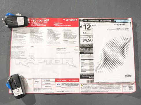 Used 2024 Ford F150 Raptor w/ Equipment Group 803A Raptor R AWD/4WD image 68