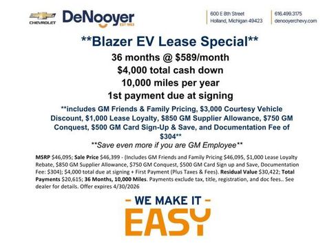 New 2026 Chevrolet Blazer EV LT AWD/4WD image 2